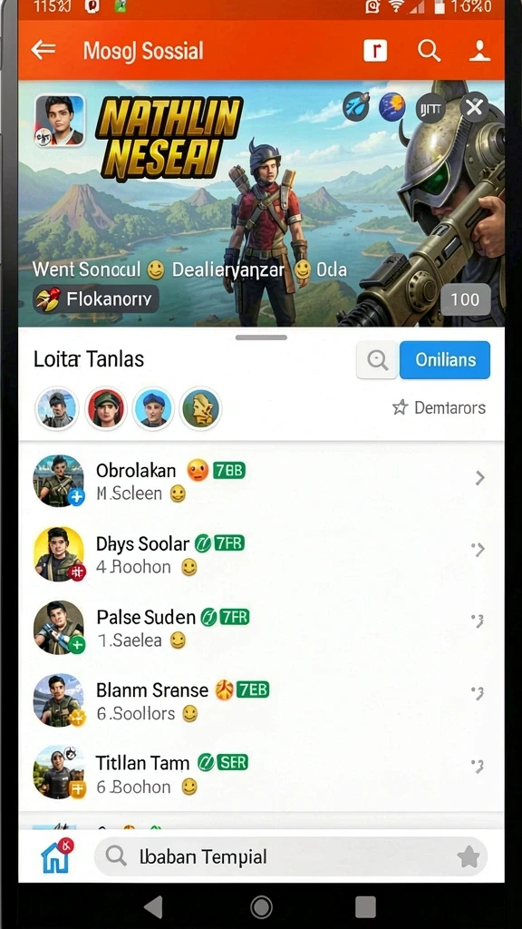 Screenshot dari mode permainan yang penuh aksi dan tantangan.