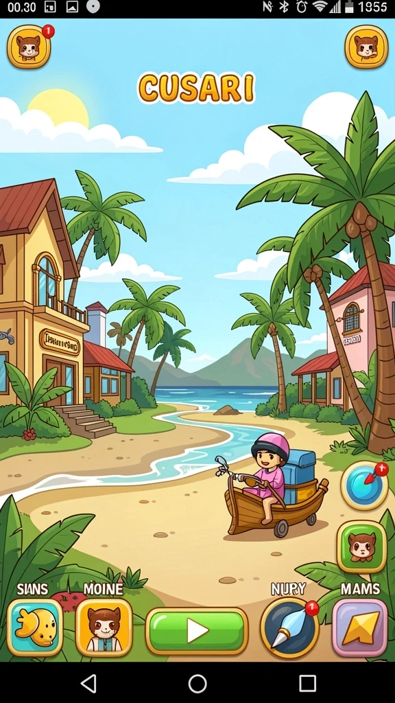 Tangkapan layar menampilkan pemandangan luar biasa dalam game.
