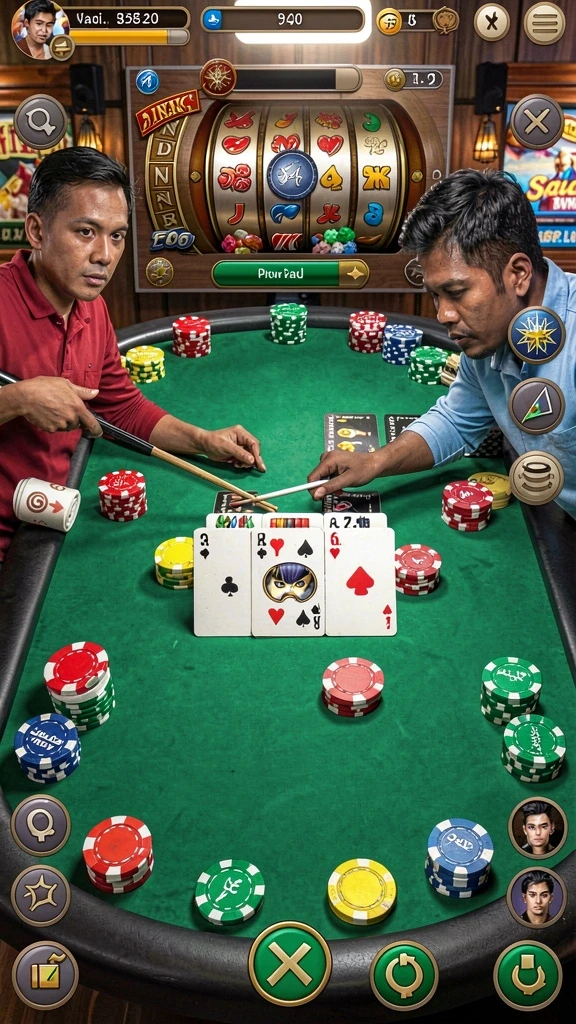 Tangkapan layar memperlihatkan aksi seru dalam pertarungan.