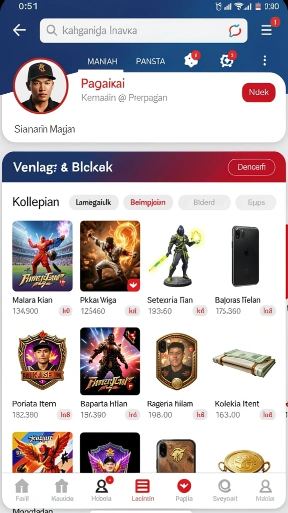 Berbagai tingkat kesulitan dalam permainan.