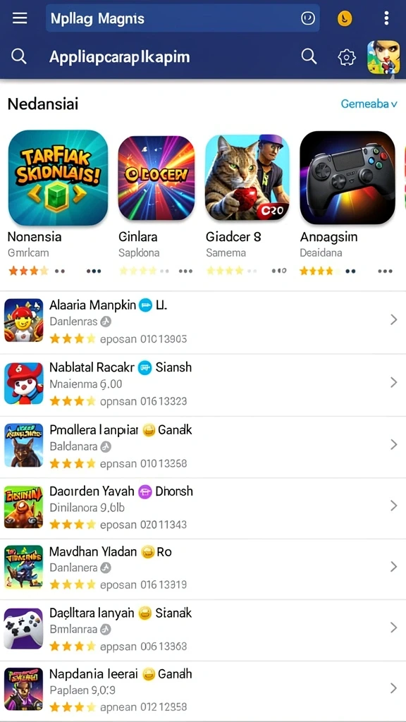 Beragam permainan slot yang menarik.