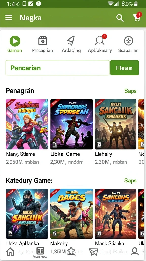 Tampilan menu utama BOS777 yang menarik.