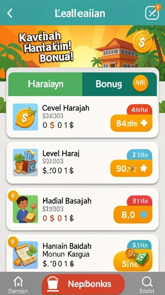 Karakter dengan desain yang unik dan menarik.