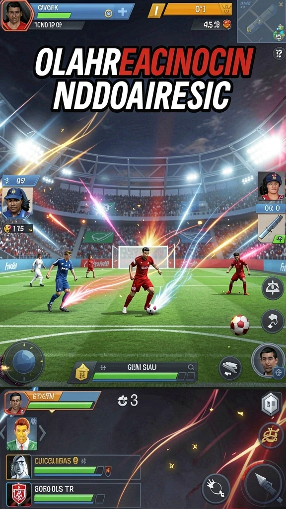 Screenshot menunjukkan aksi seru dalam pertempuran level yang menantang.