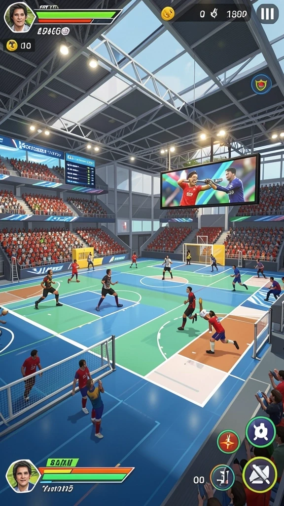 Screenshot menampilkan mode multiplayer seru dengan teman.