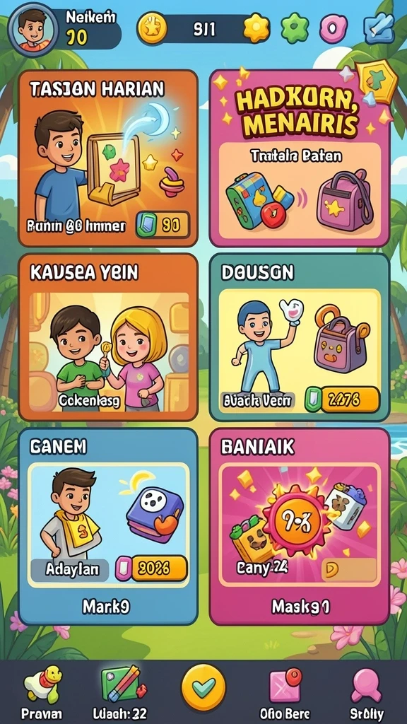Tampilan antarmuka yang menarik dan mudah digunakan.