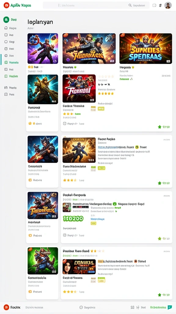 Tampilan utama IDRGAME yang menarik dan modern.