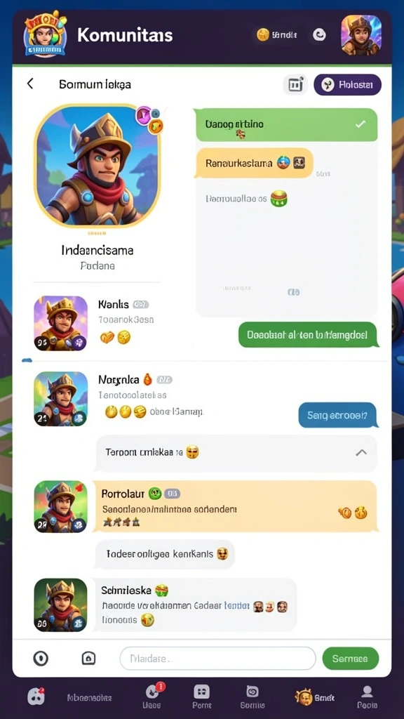 Mode multiplayer yang seru dengan teman-teman.