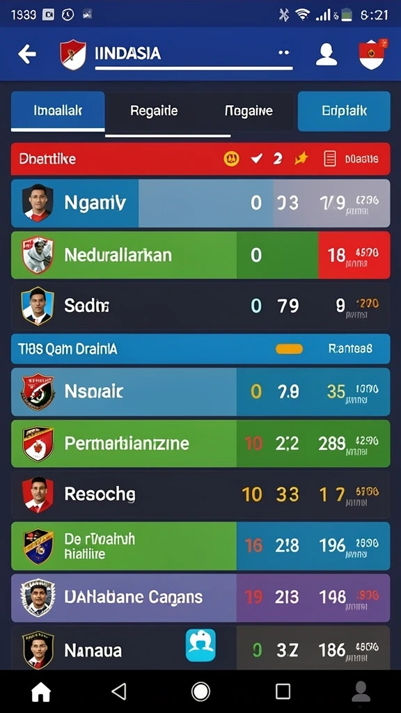 Fitur live draw untuk mengikuti hasil secara langsung.