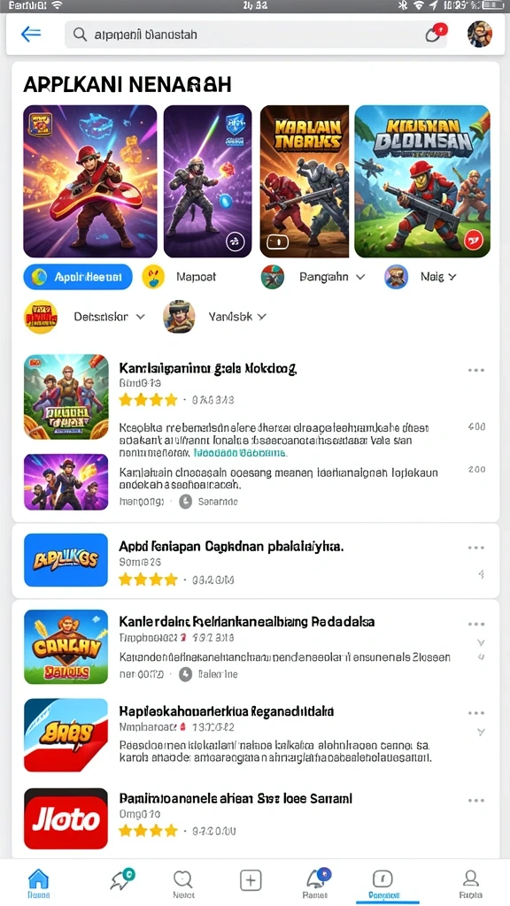 Tampilan utama LUCKYDF yang menarik dan penuh warna.