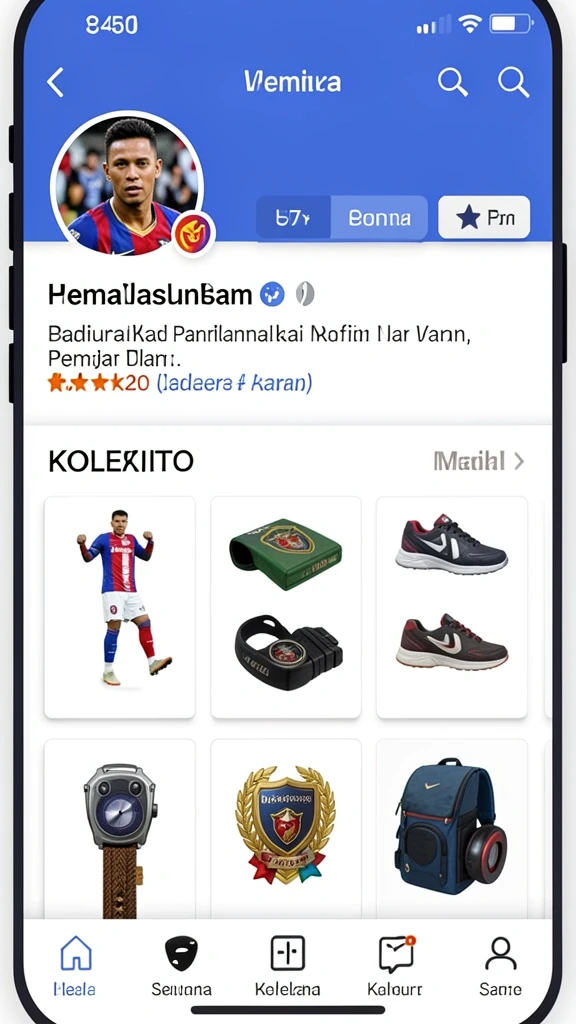 Berbagai karakter unik untuk dipilih.