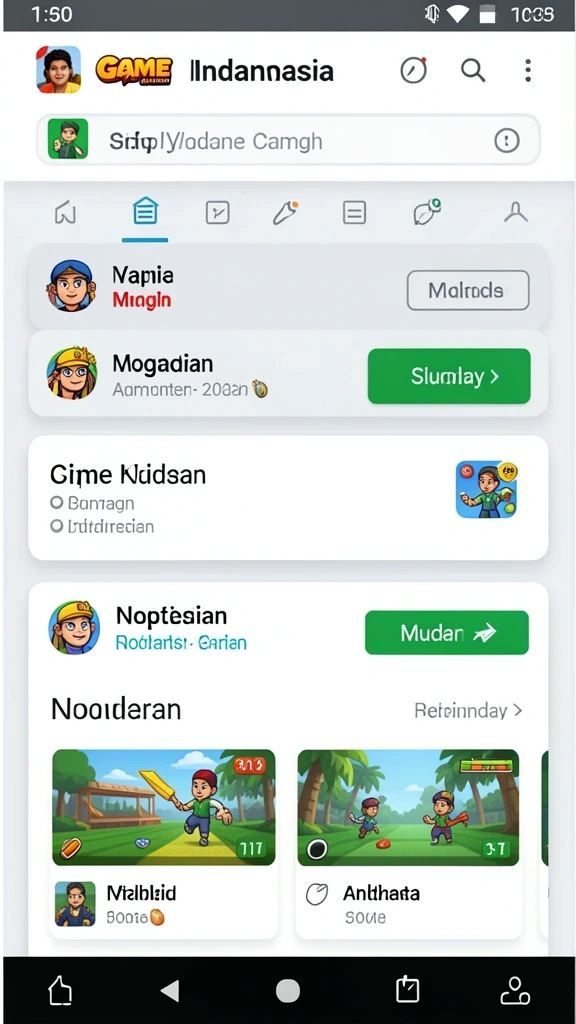 Screenshot ini menunjukkan tampilan antarmuka utama NABUNG77.