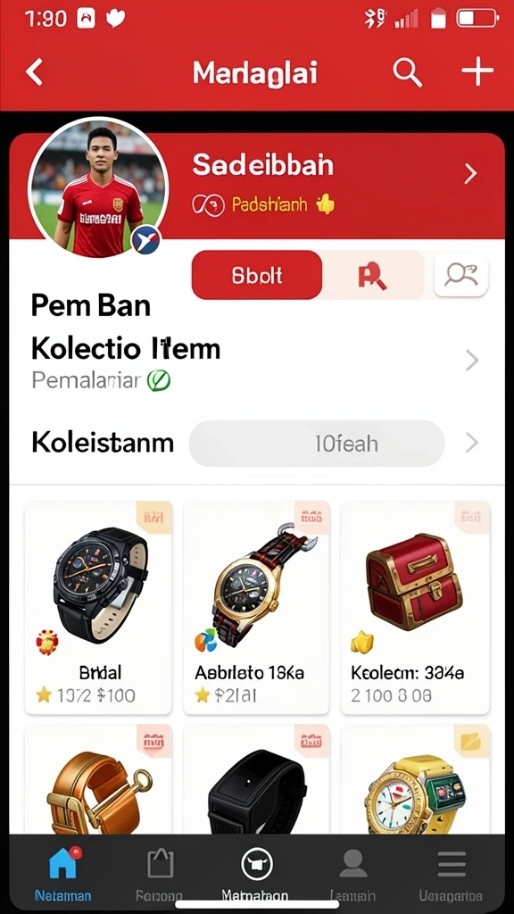 Sistem peringkat yang meningkatkan daya saing antar pemain.