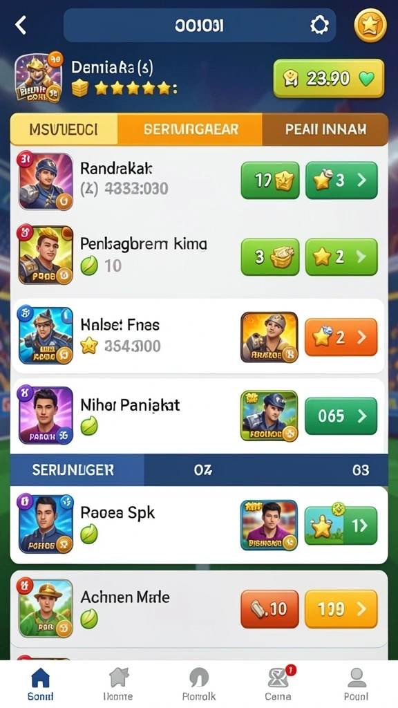 Pengalaman bermain yang mengasyikkan dan menantang.