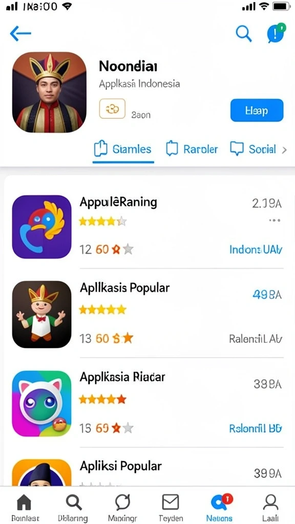 Tampilan antarmuka yang user-friendly dan menarik.