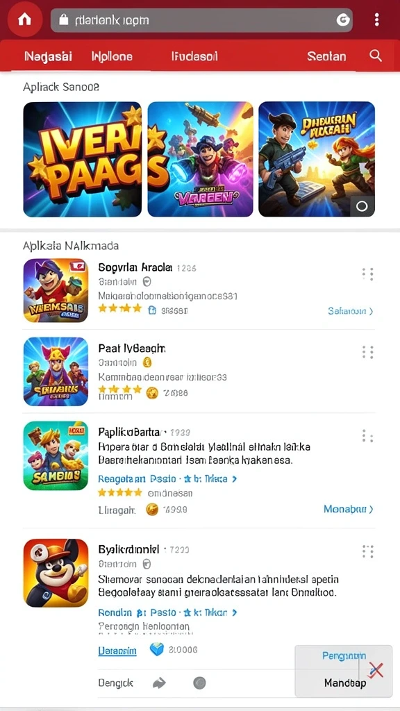Tampilan antarmuka yang menarik dan ramah pengguna.