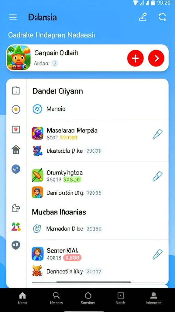 Karakter karakter unik dengan kemampuan berbeda.