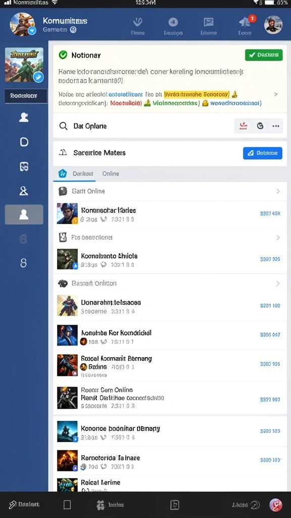 Tampilan awal yang menarik dan mudah dipahami.