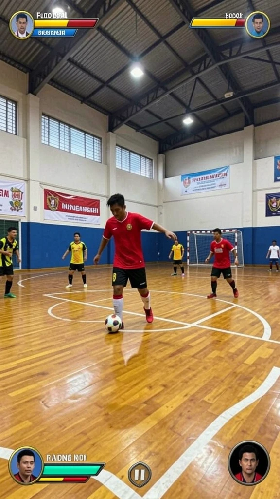 Tampilan awal game dengan karakter menarik.