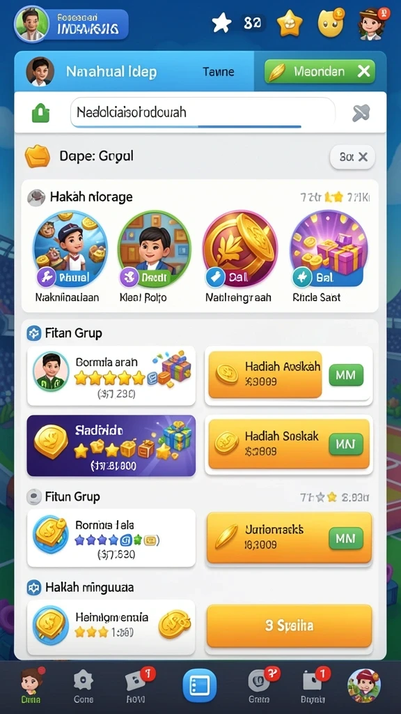 Mode multiplayer yang memungkinkan kompetisi seru.