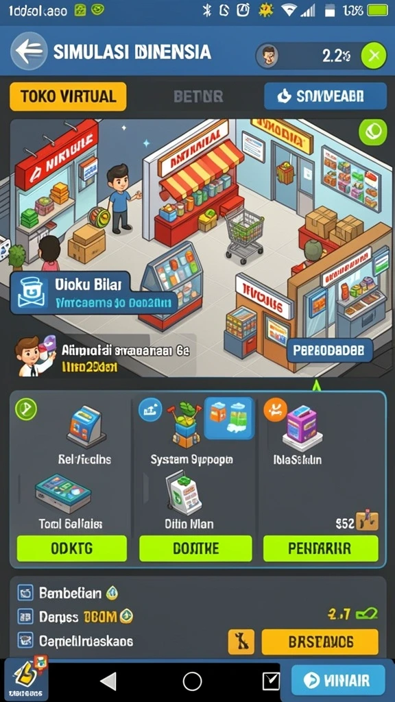 Tangkapan layar aksi seru saat bertarung.