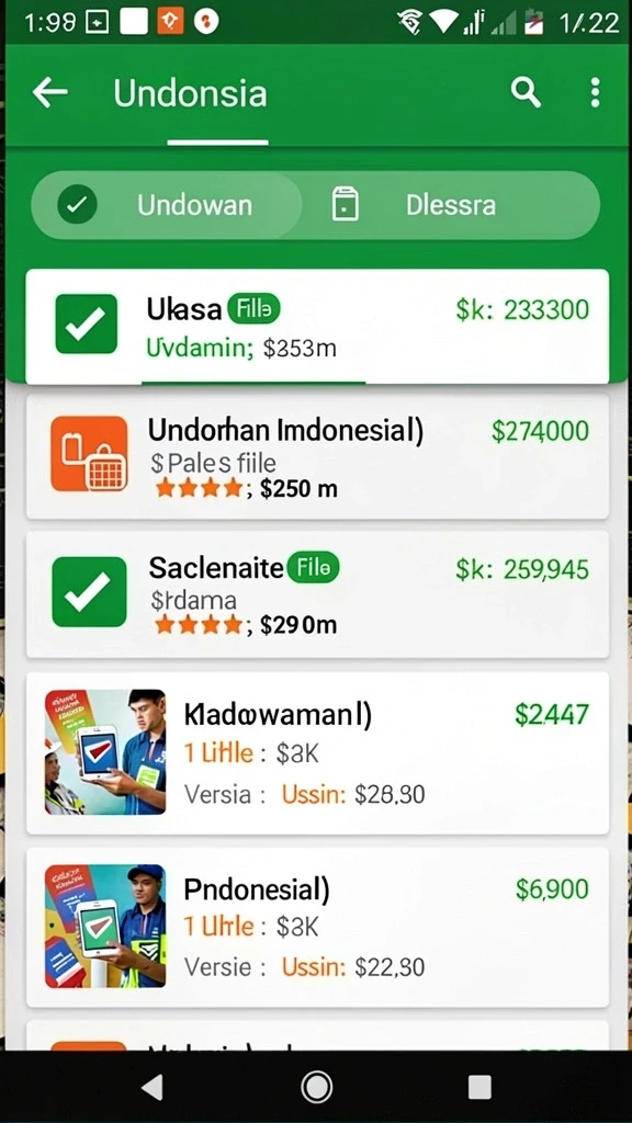 Tampilan awal yang menarik dan intuitif.