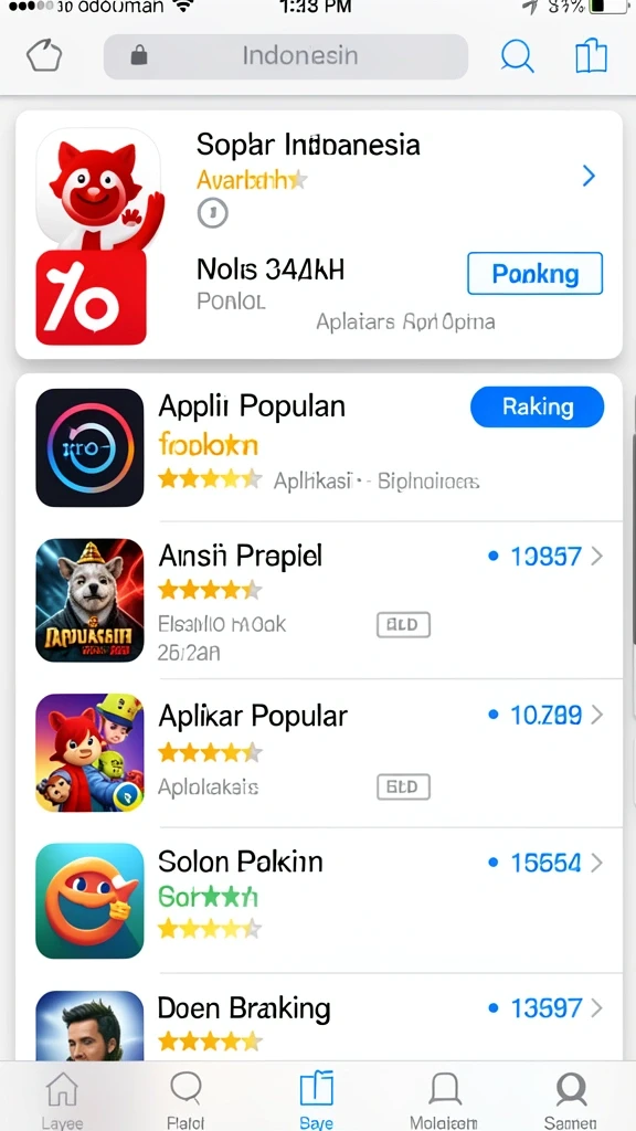Momen seru di dalam permainan dengan teman-teman.