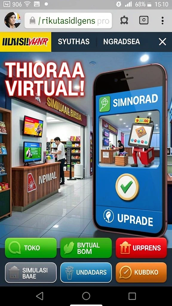Tangkapan layar saat berkompetisi dalam mode multiplayer.