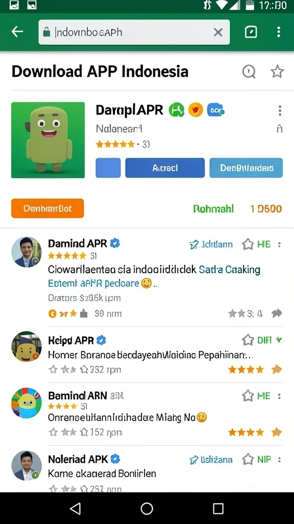 Tampilan menu utama yang menarik dan mudah dinavigasi.