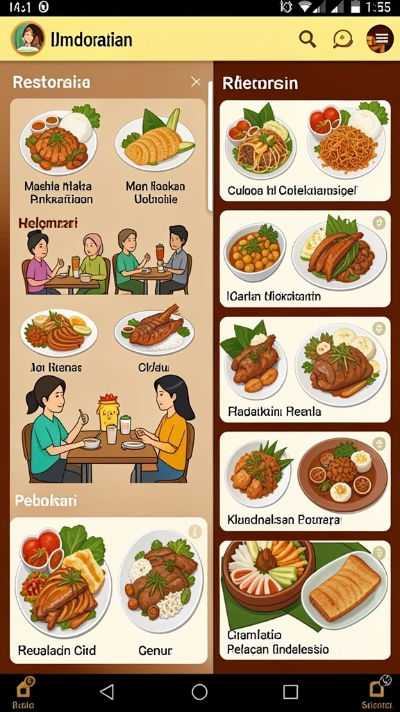 Beragam pilihan permainan untuk semua selera.