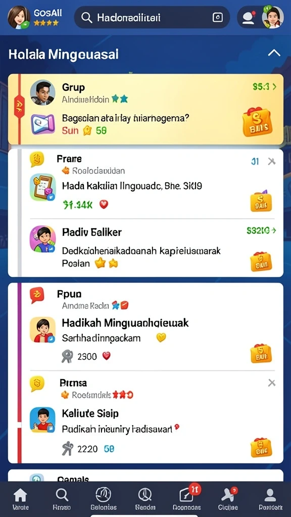 Screenshot menunjukkan karakter utama dalam aksi.