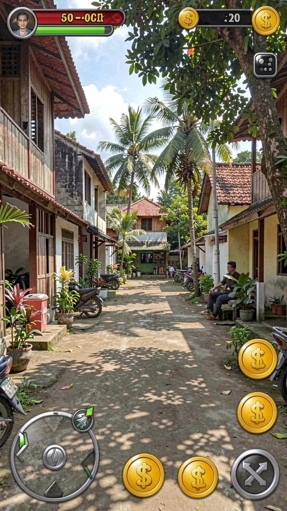 Karakter-karakter menarik dengan desain yang unik.