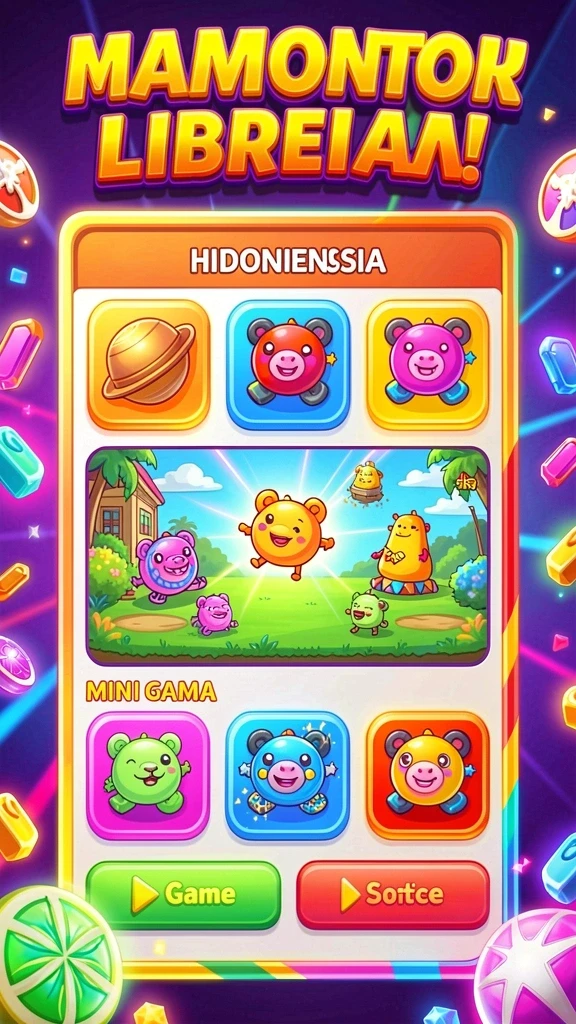 Mode permainan yang beragam dan seru untuk semua pemain.