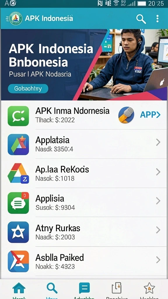 Berbagai pilihan permainan tersedia.