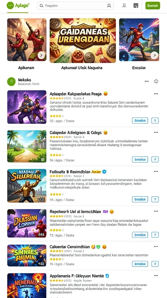Tampilan antarmuka yang intuitif dan menarik.