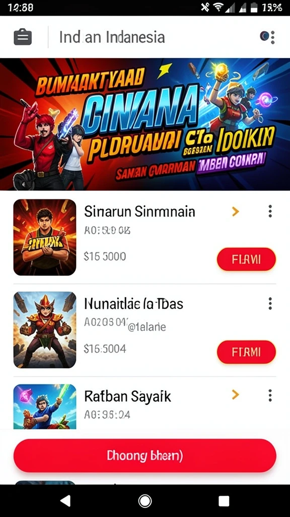 Screenshot menunjukkan grafis menakjubkan dari dunia ZAFANZO.
